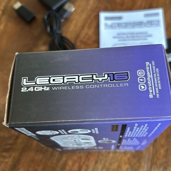Retro-bit Legacy 16-2.4 GHz wireless controller V2 for SNES, Switch and USB’s - Picture 8 of 9